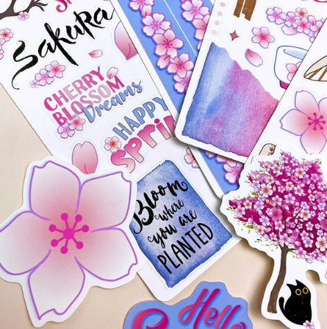 Shine Sticker Studio - Cherry Bossom Dreams | March 2026 Subscription