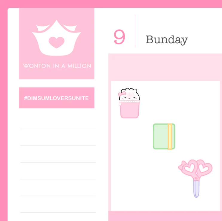 Wonton of Stationery - Supplies | Sticker Sheet