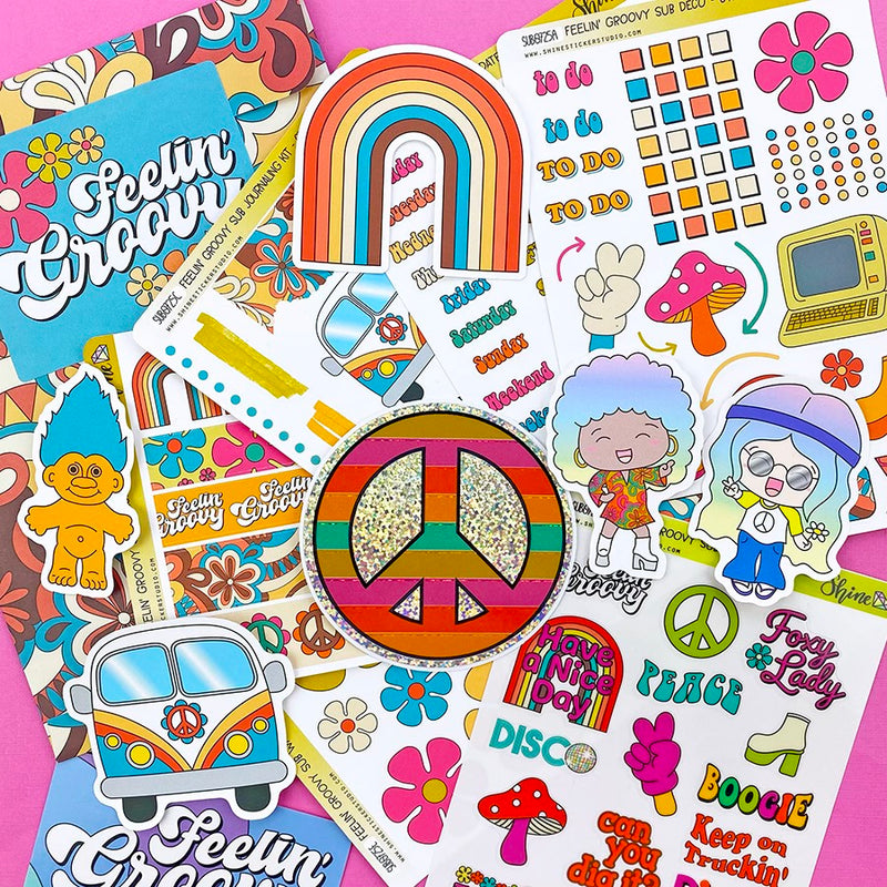Shine Sticker Studio - Feelin' Groovy | July 2025 Subscription
