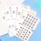 Hubman and Chubgirl - Small Storage Pockets - Planner Stickers 4 pockets (set of 5)