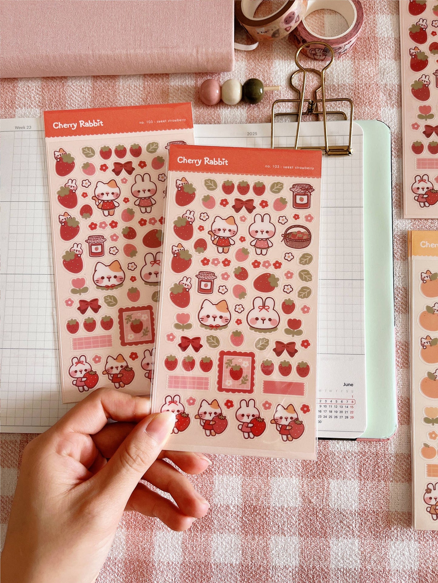 Sweet Strawberry | Sticker Sheet