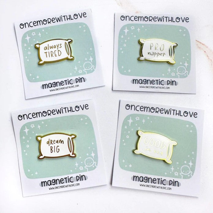 Good In Bed | Magnetic Pin Set (set of 4)