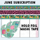 Sweet Bean Plans | JUNE 2025 WASHI & STICKER Subscription