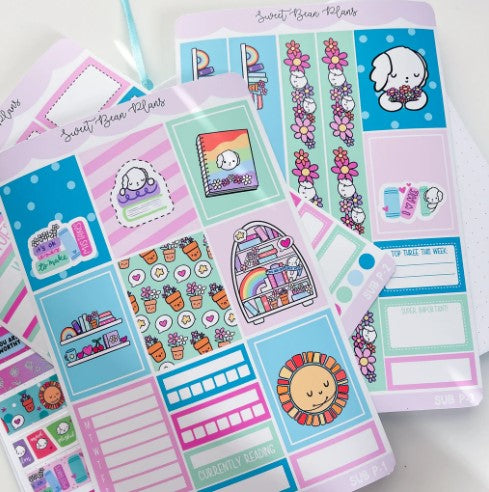 *PREORDER* Sweet Bean Plans | December 2024 WASHI & STICKER Subscription