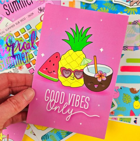 Shine Sticker Studio - Tropical Summer | June Subscription