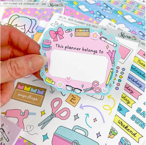 *PRESALE* Shine Sticker Studio - 2025 Planner | November 2024 Subscription