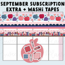 Sweet Bean Plans | SEPTEMBER 2025 WASHI & STICKER Subscription