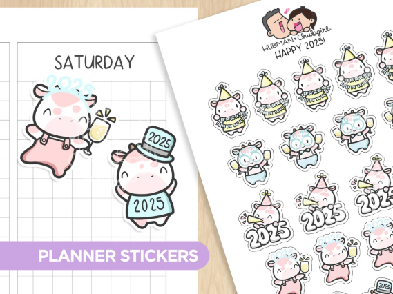 Happy 2025 | Sticker Sheet