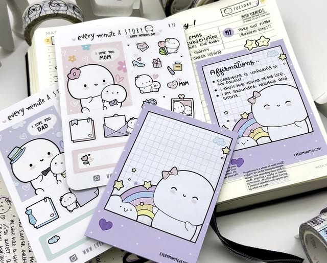 Polaroid Rainbow | Sticky Notes