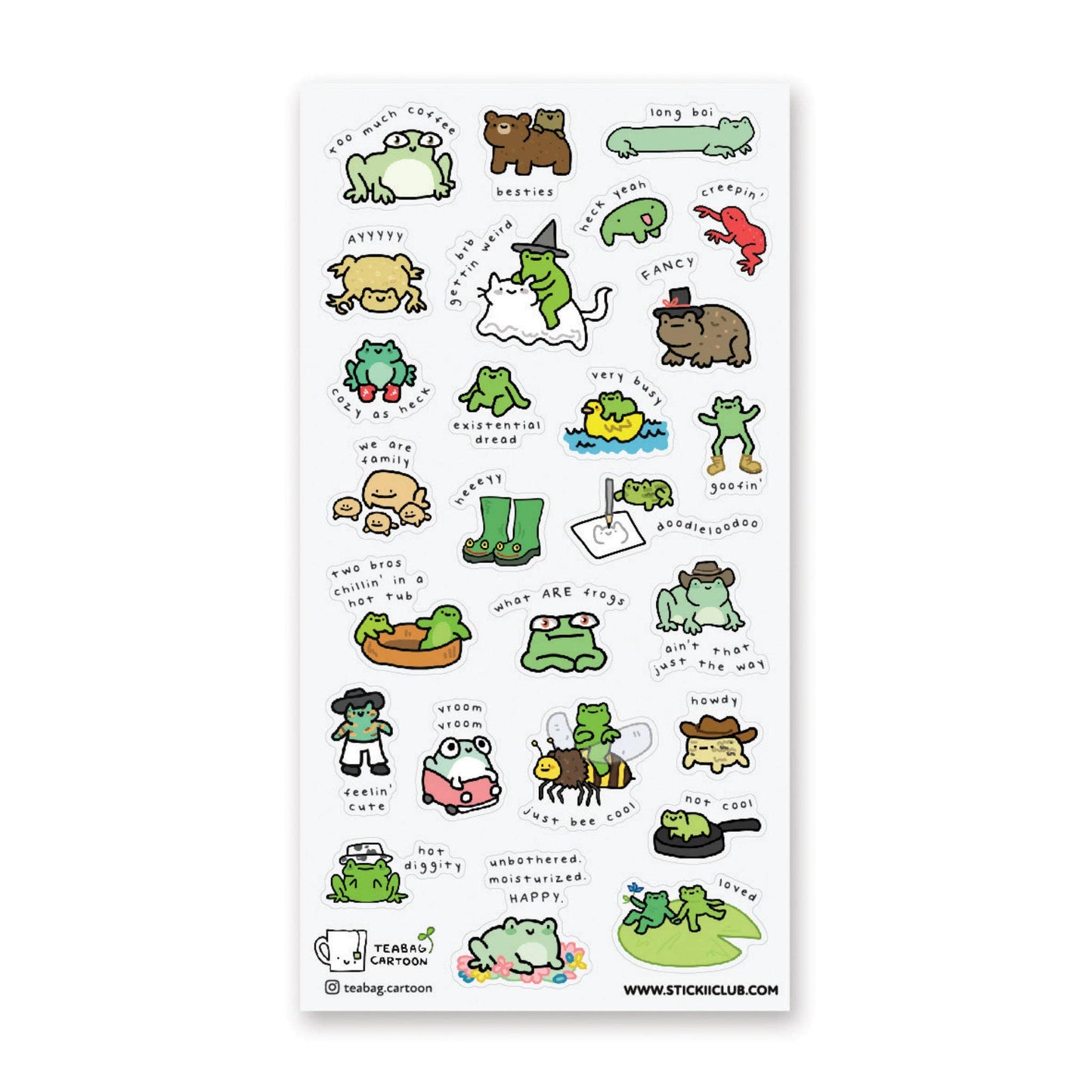 What ARE Frogs? 2 | Sticker Sheet
