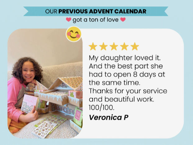 *PRESALE* Hubman & Chubgirl | 2025 Holiday Happy Mail Advent Calendar