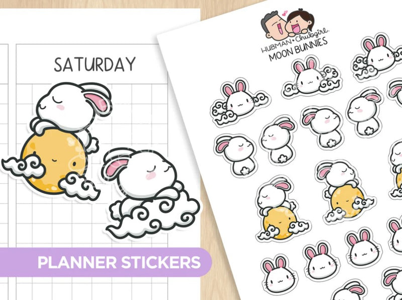 Moon Bunnies | Sticker Sheet