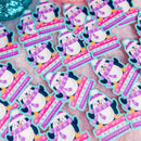 Bookish Penguin | Vinyl Sticker