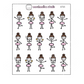 The Faces of Flossie | Sticker Sheet