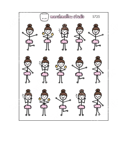 The Faces of Flossie | Sticker Sheet