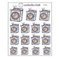 Freckle Bear - Washing Machine | Sticker Sheet