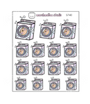 Freckle Bear - Washing Machine | Sticker Sheet