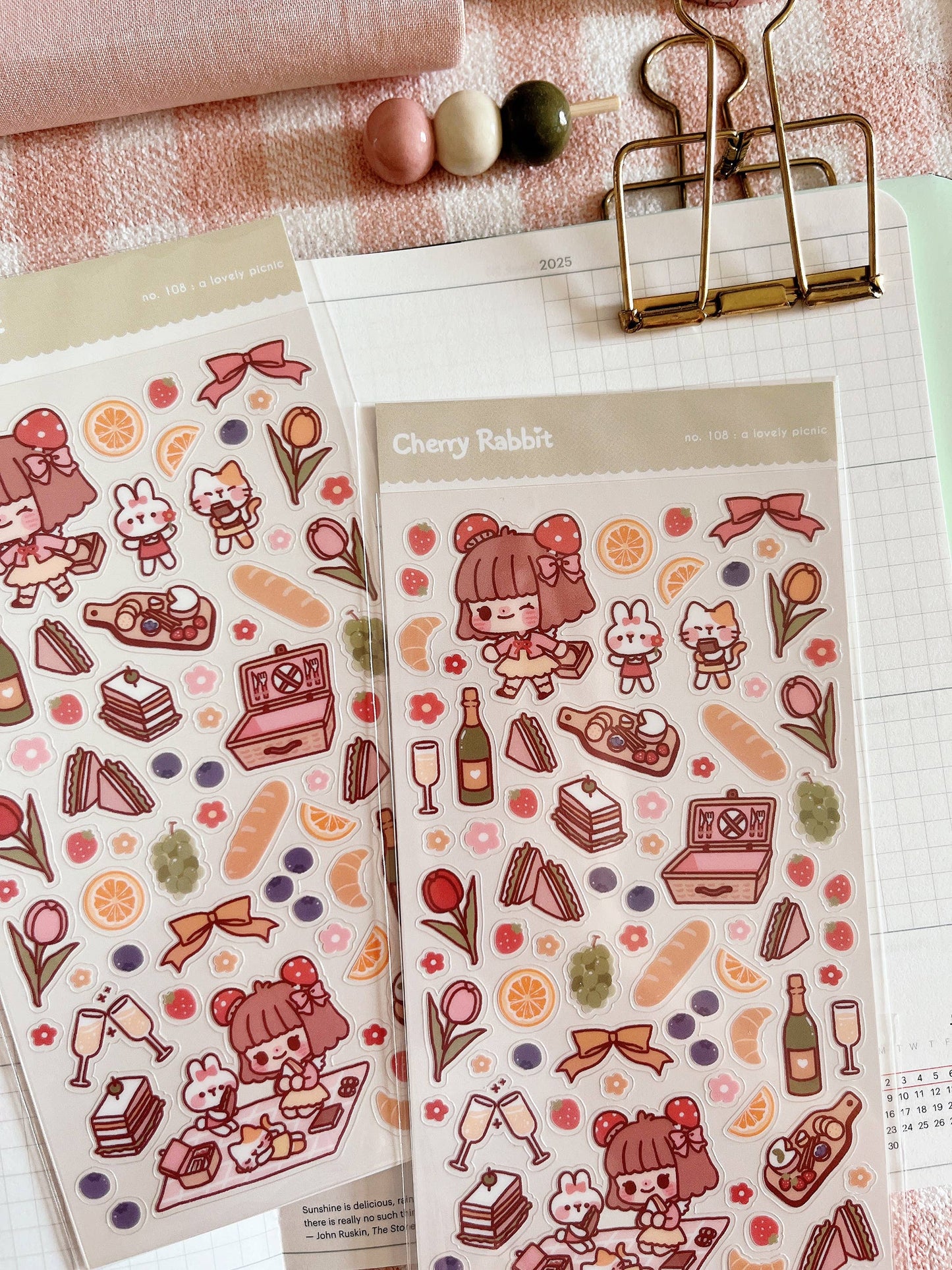 Lovely Picnic | Sticker Sheet