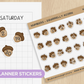 Numbers - Squirrelly Acorn | Sticker Sheet