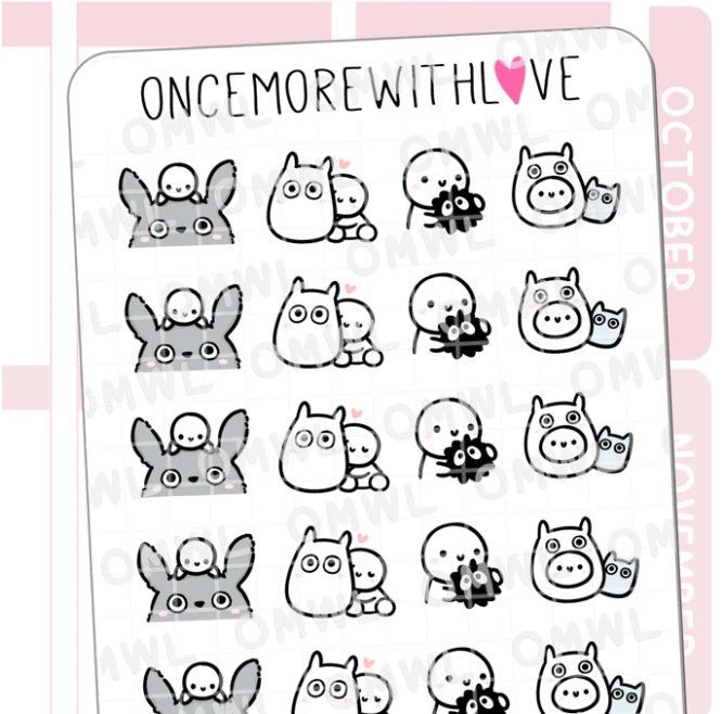 Totoro-kin 2.0 | Sticker Sheet
