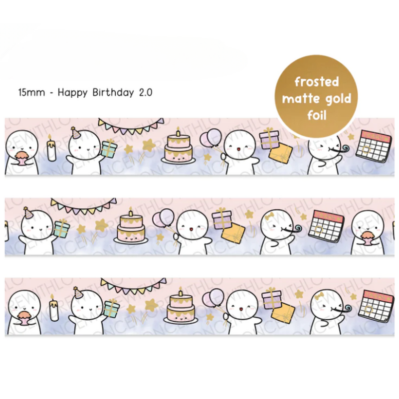 Happy Birthday 2.0 | Washi