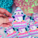 Bookish Penguin | Vinyl Sticker