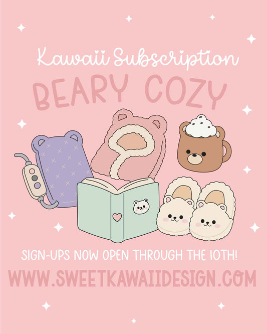 *PRESALE* Sweet Kawaii Designs - Beary Cozy | October 2026 Kawaii Kit Subscription