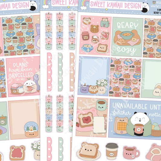 *PRESALE* Sweet Kawaii Designs - Beary Cozy | October 2026 Kawaii Kit Subscription