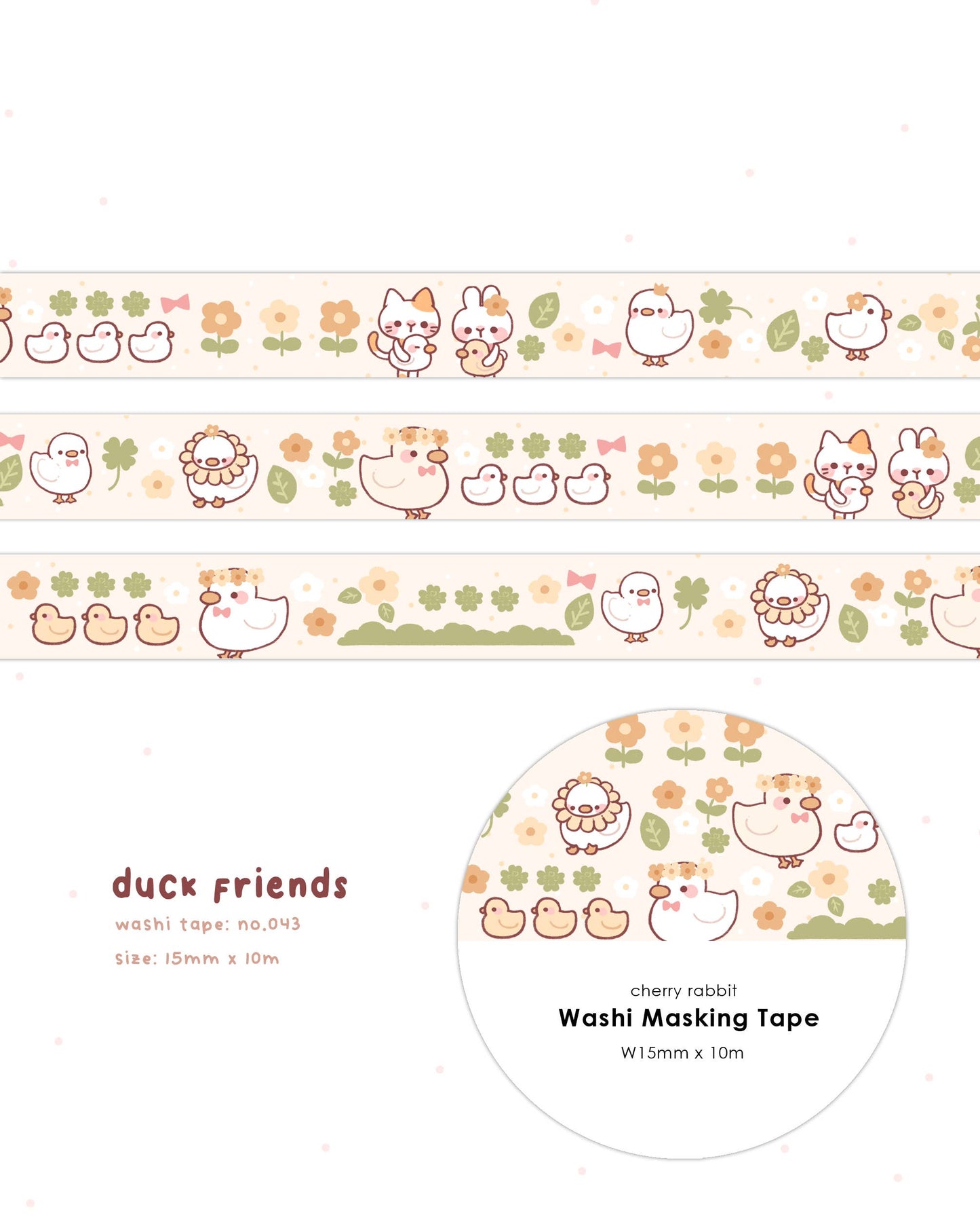 Duck Friends | Washi