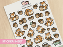 Acorn Harvest | Big Sticker Sheet