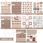 Krels Creations - Coffee Lover | January 2026 STICKERS & WASHI Subscription