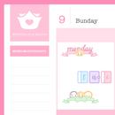 Wonton of Stationery - Days of the Week | Sticker Sheet