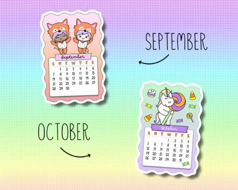 2025 Calendar | Die Cut Stickers