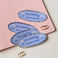 Socially Anxious | Holographic Sticker