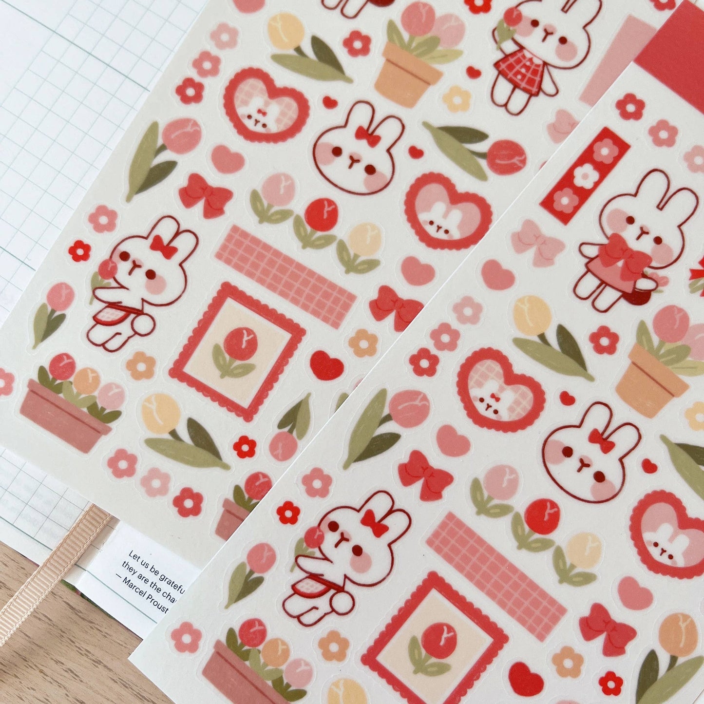 Tulip Rabbit | Sticker Sheet
