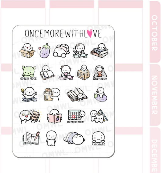 Eight Year Anniversary Favourites | Sticker Sheet