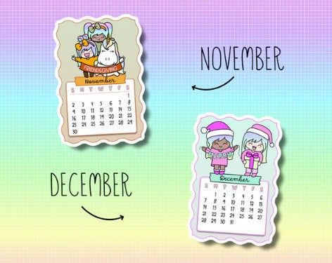 2025 Calendar | Die Cut Stickers