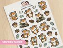 Squirrelly Autumn | Big Sticker Sheet
