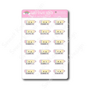 Kawaii Assignment Due Pencil | Sticker Sheet