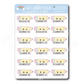 Kawaii Assignment Due Pencil | Sticker Sheet