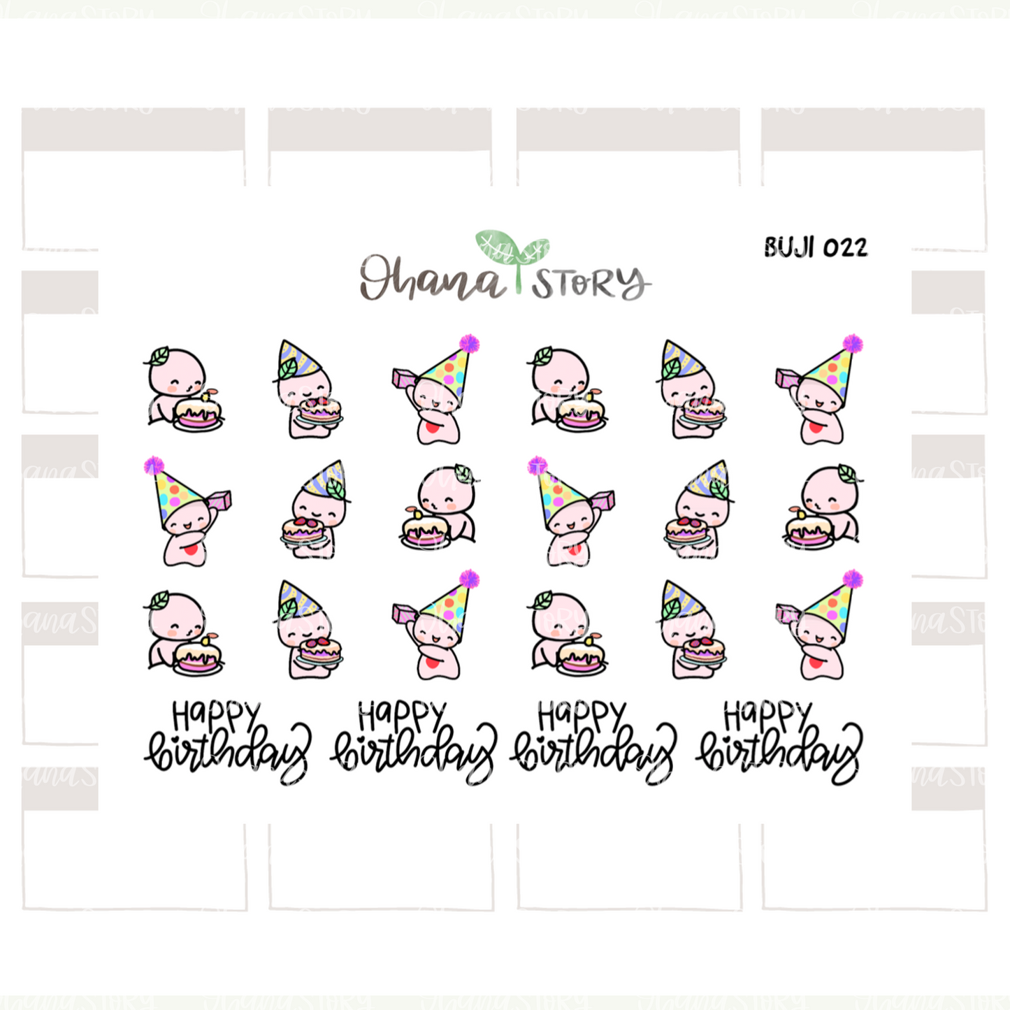 Birthday | Sticker Sheet