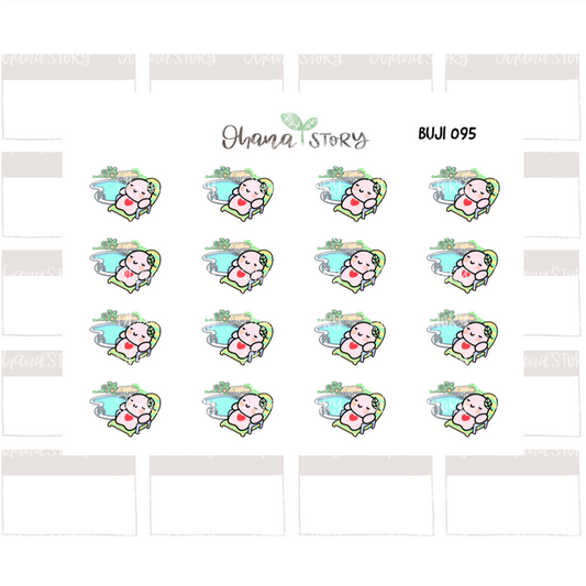 Relax By The Poolside | Sticker Sheet