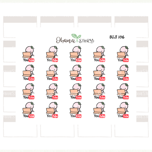 Browsing YouTube | Sticker Sheet