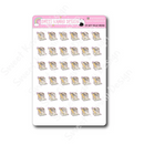 Kawaii Biscuit - Writing | Sticker Sheet