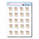 Kawaii Biscuit - Writing | Sticker Sheet