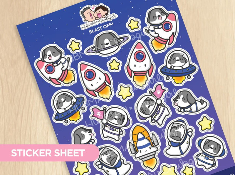 Blast Off | Big Sticker Sheet