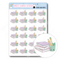 Kawaii Books and Pencils | Sticker Sheet