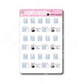 Kawaii Calculator | Sticker Sheet