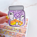Candy Corn Jar | Vinyl Sticker