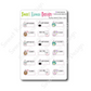 Kawaii Celebration Banner Critter | Sticker Sheet